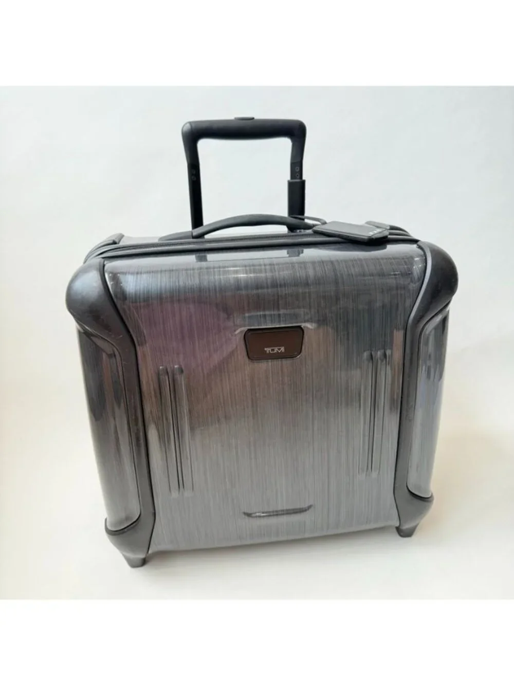 TUMI Compact Brief Rolling Carry-On Spinner Luggage Black/Gray